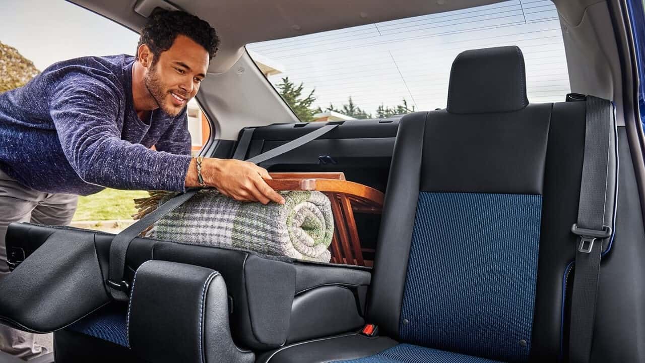 2018 Toyota Corolla rear folding seat