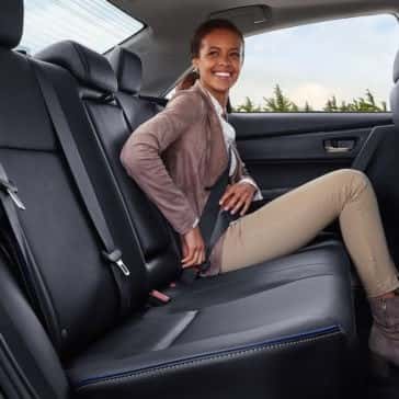 2018 Toyota Corolla rear passenger space