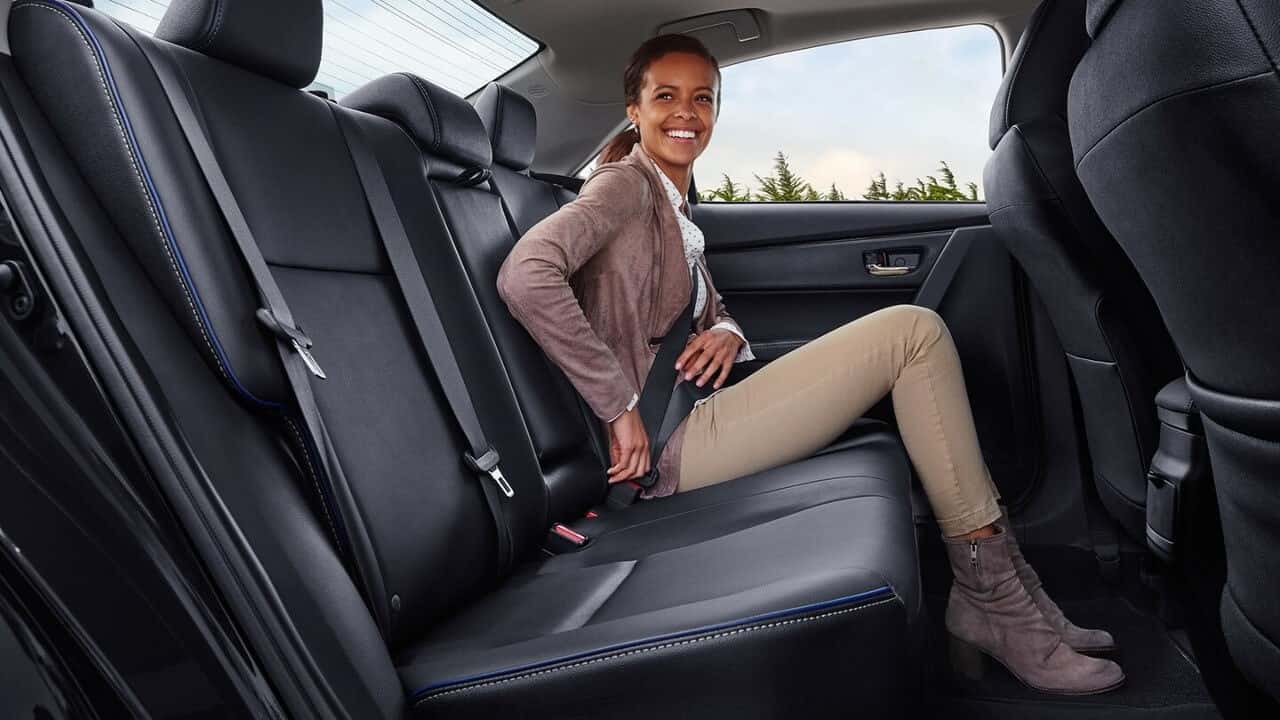2018 Toyota Corolla rear passenger space