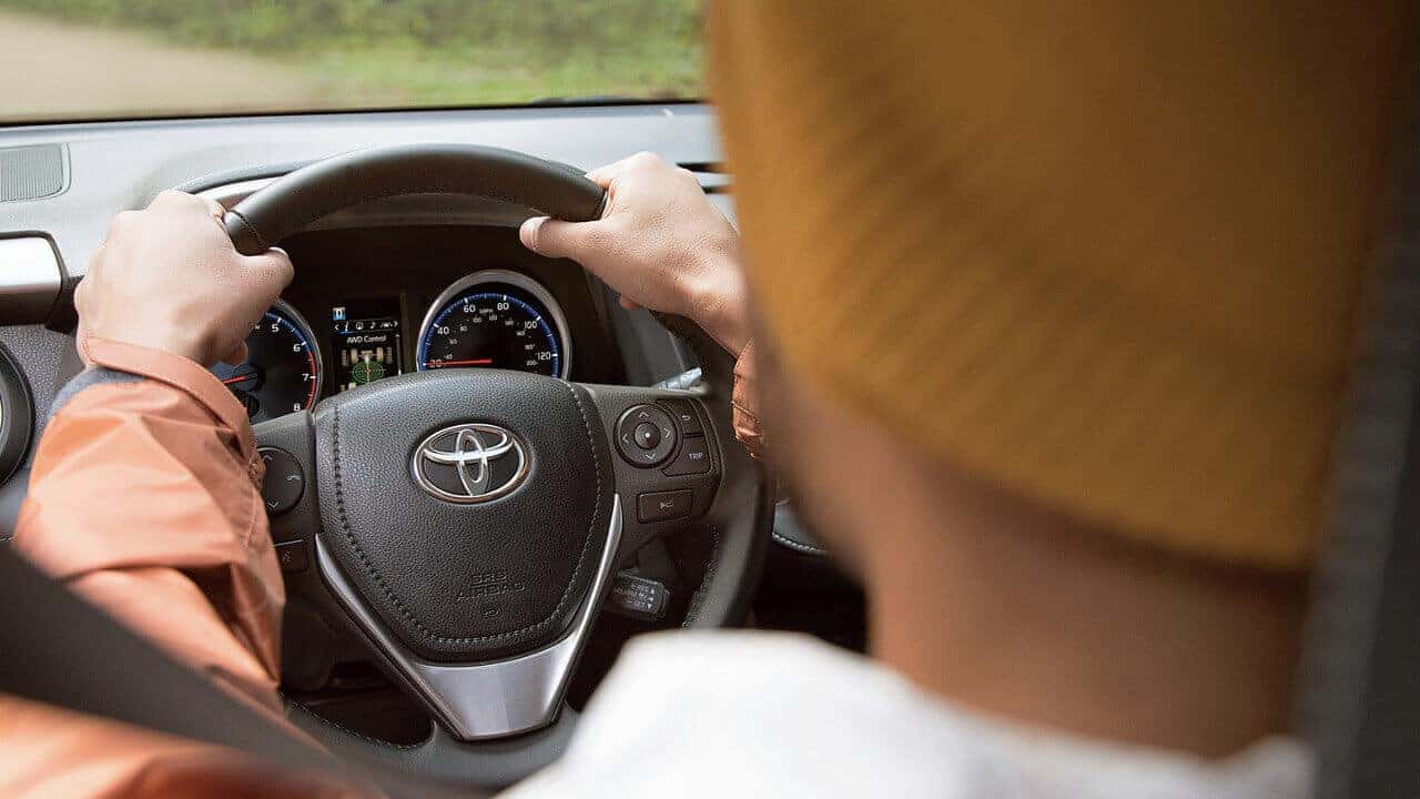 Driver in 2018 Toyota RAV4