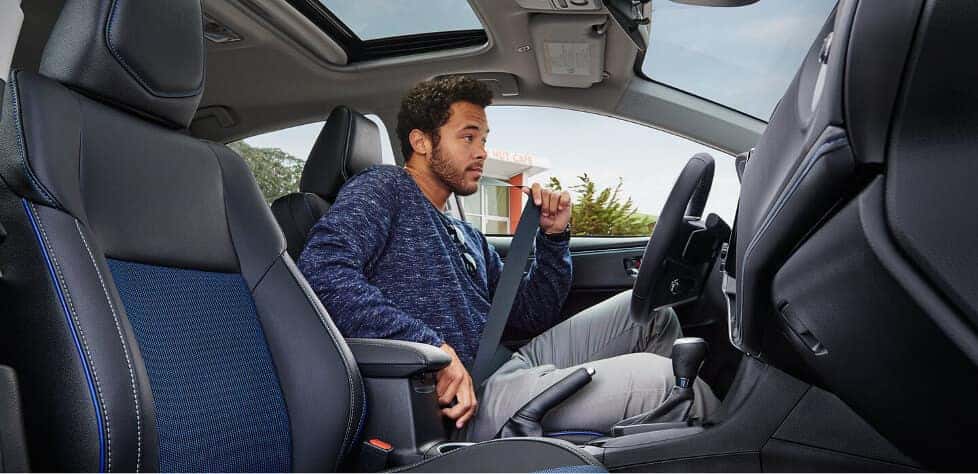 2018 Toyota Corolla Interior with driver
