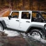 2017 Jeep Wrangler white exterior