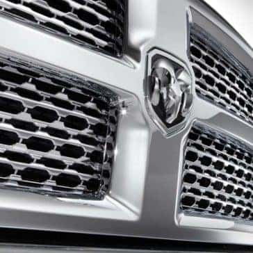 2018 RAM 2500 grille up close