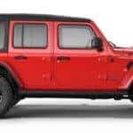 2018 Jeep Wrangler side exterior showing the doors