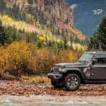 2018 Jeep Wrangler 4-Door parked in the mountains