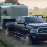 2018 RAM 3500 Limited Towing a Trailer