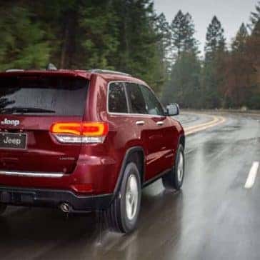 2019 Jeep Grand Cherokee driving on the road