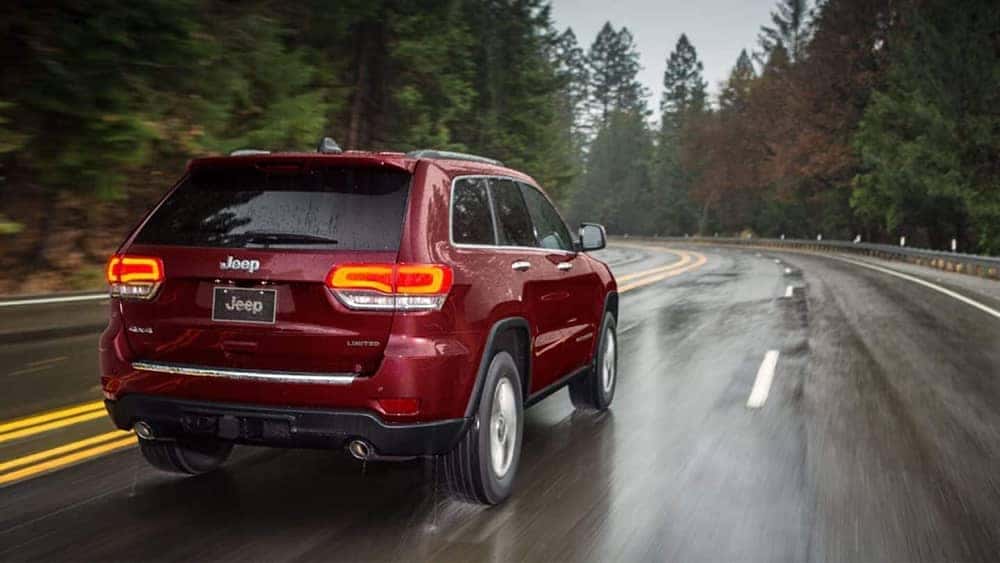 2019 Jeep Grand Cherokee driving on the road
