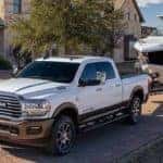 2019 RAM 2500 towing a boat