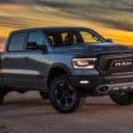 Ram 500 in a desert sunset