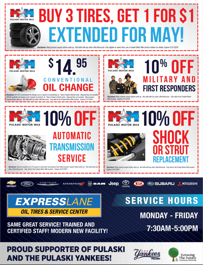 Pulaski Express Lane Specials Shelor Motor Mile