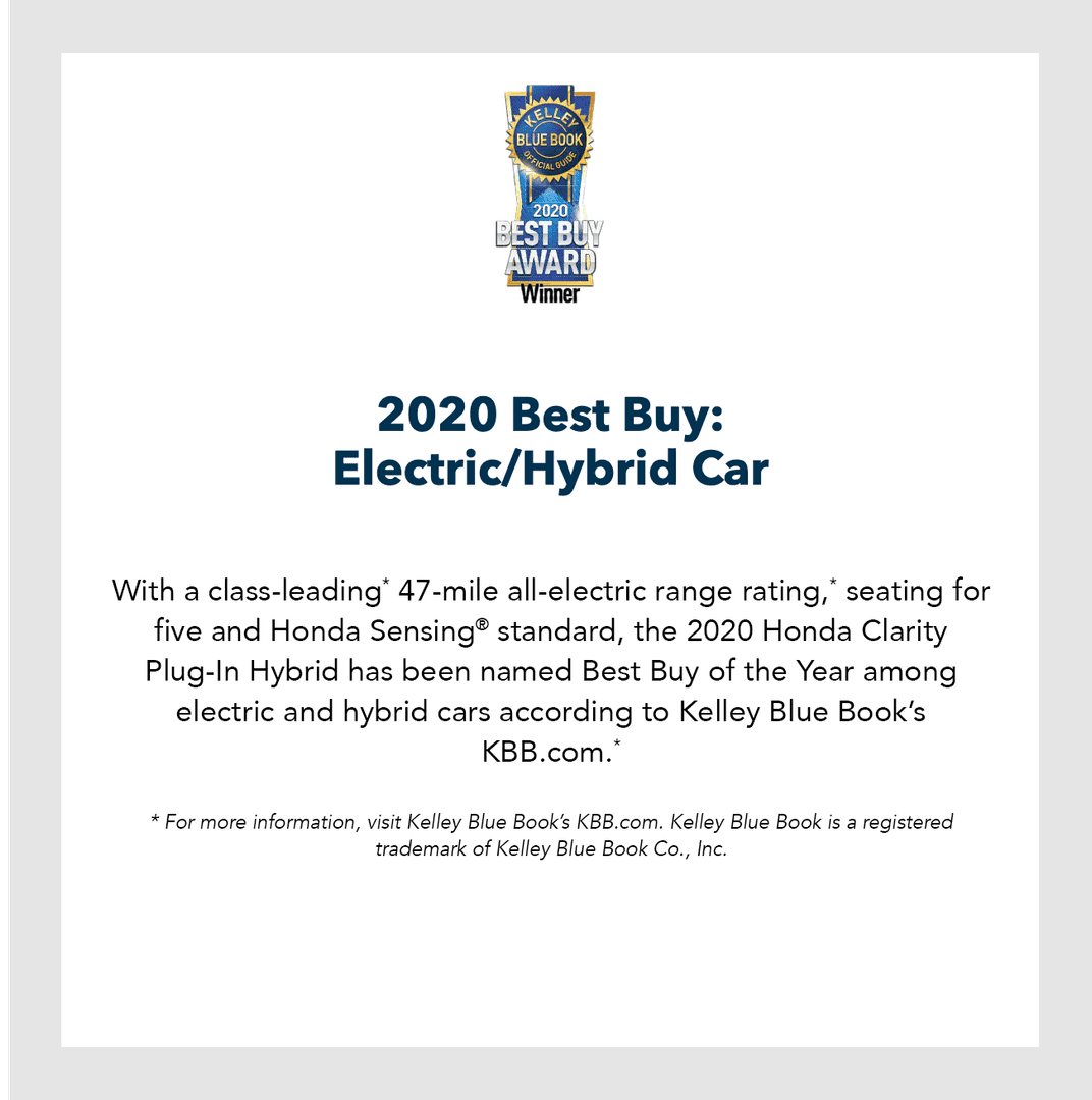 2020 Honda Clarity Plug In Hybrid The Versatile Hybrid Southern California Honda Dealers