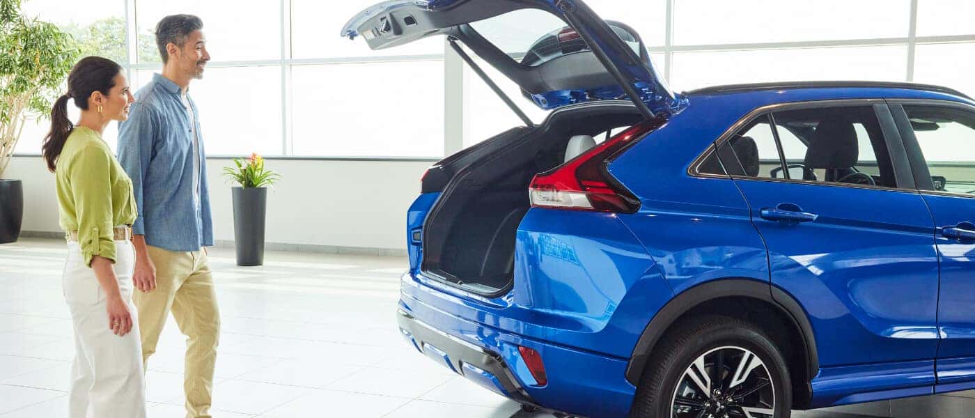 2025 Mitsubishi Eclipse Cross Exterior Couple With Trunk Open