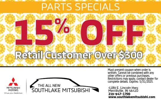 15% off $300 | Southlake Mitsubishi