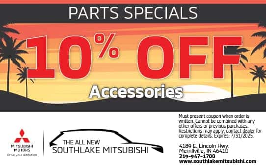 10% Off Accessories | Southlake Mitsubishi