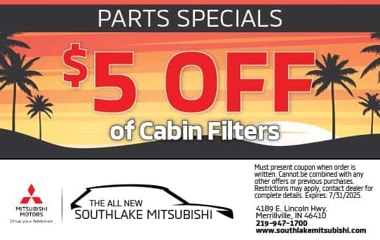 $5 Off Cabin Filters | Southlake Mitsubishi