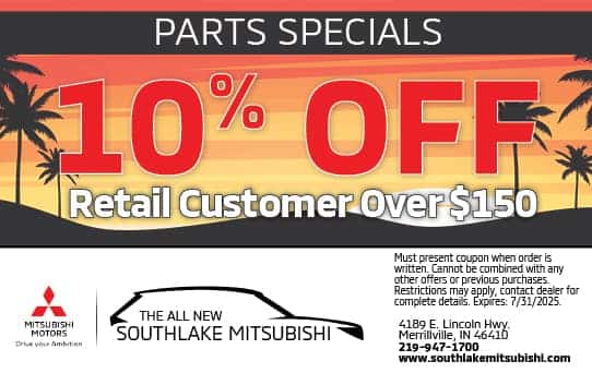 10% Off Accessories | Southlake Mitsubishi