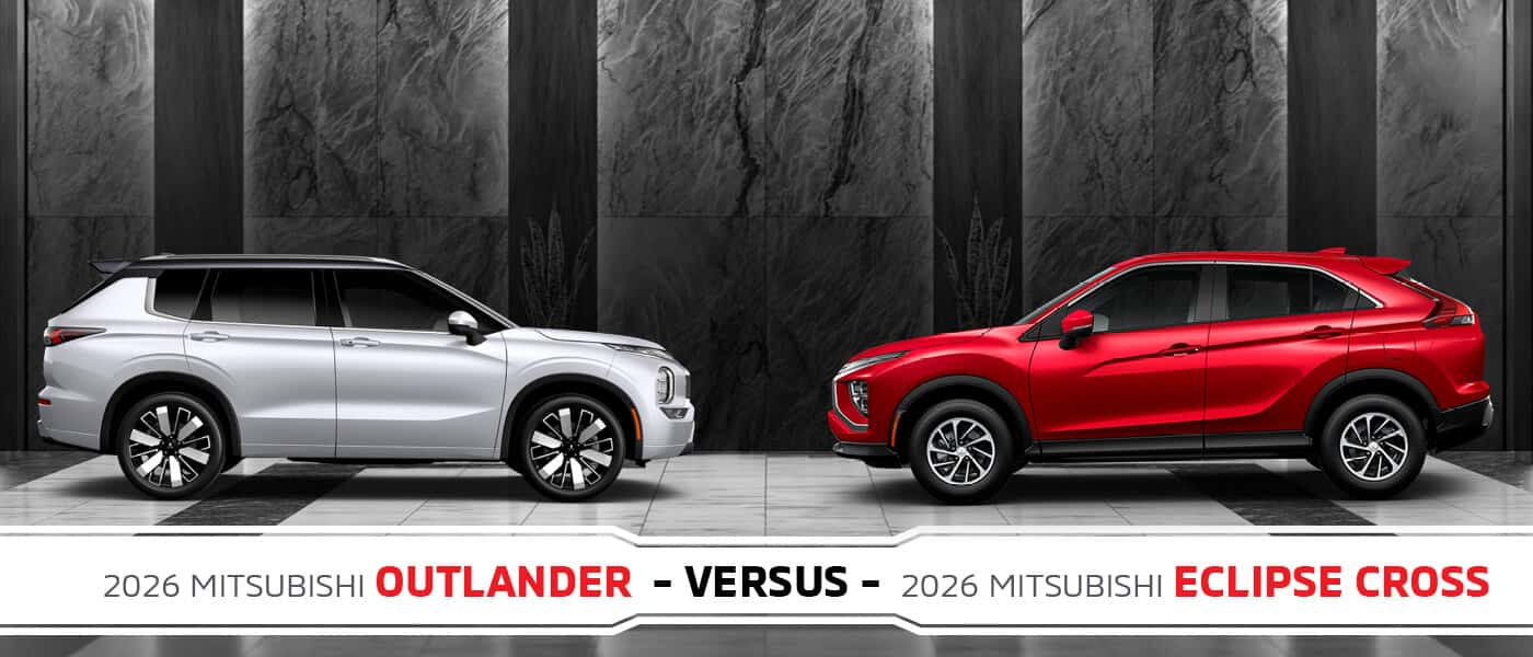 2026 Mitsubishi Outlander vs. Eclipse Cross