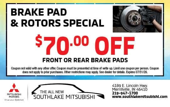 Brake Special | Southlake Mitsubishi