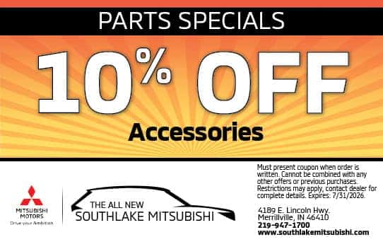 10% Off Accessories | Southlake Mitsubishi