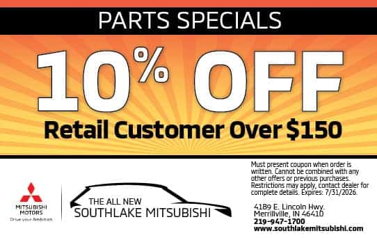 10% Off Accessories | Southlake Mitsubishi