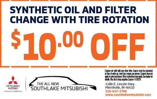 Synthetic Oil and Flter Offer | Southlake Mitsubshi