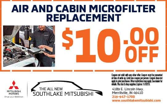 Air Cabin Microfilter Offer | Southlake Mitsubishi