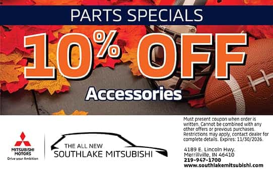 10% Off Accessories | Southlake Mitsubishi