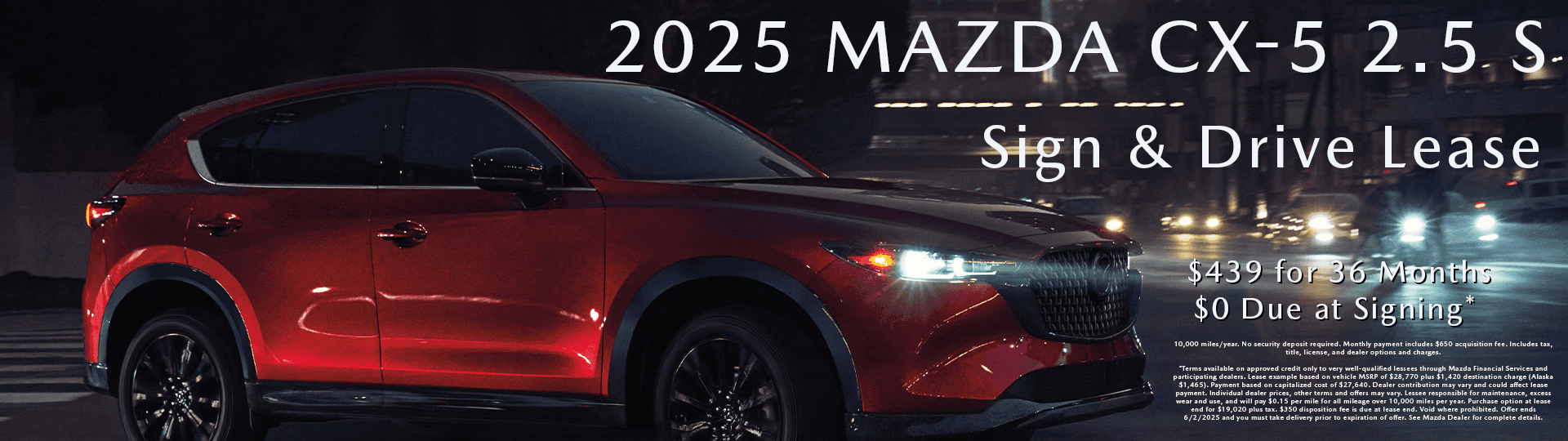 Mazda Cx-5 Sign and Drive