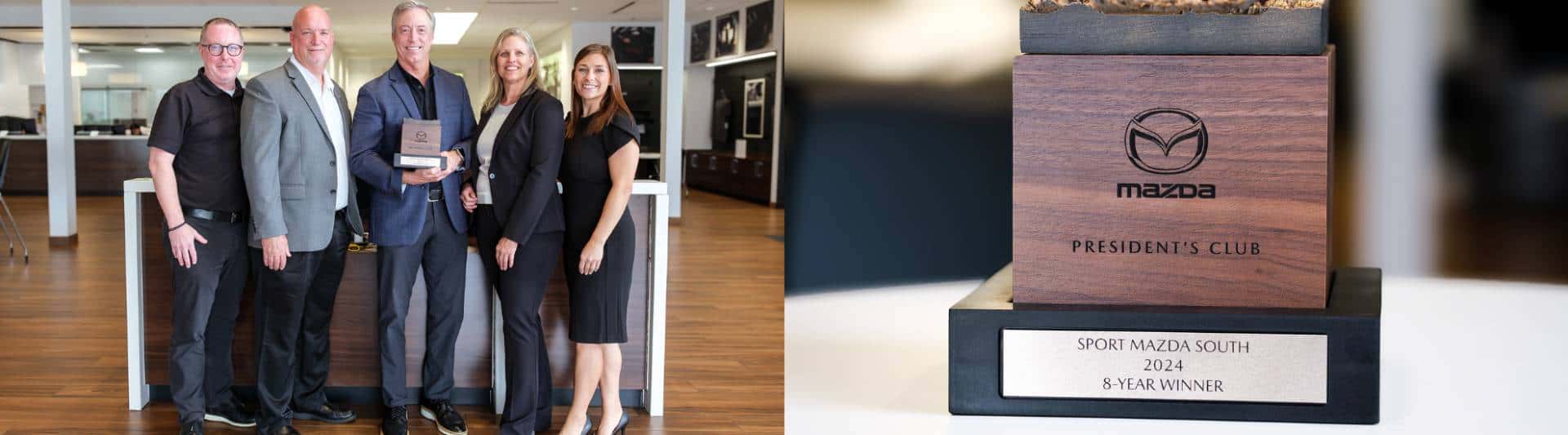 Sport Mazda South Celebrates 2024 Mazda President's Club