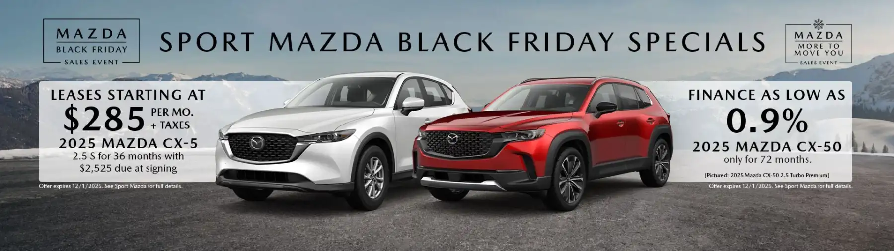 Black Friday Specials Page Banner - Sport Mazda South in Orlando, FL 32837