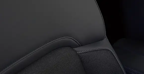 2026 Mazda CX-5 S Select leatherette seat upholstery with contrast stitching at Sport Mazda South Orlando