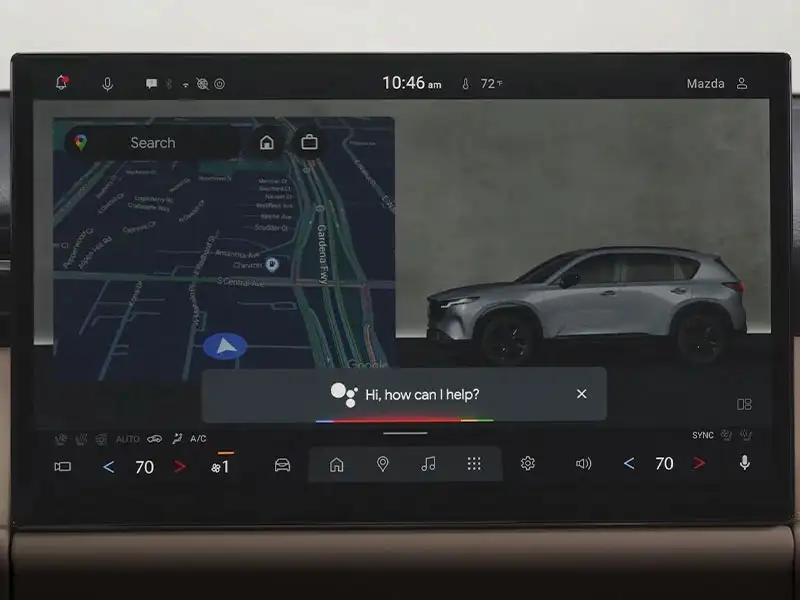 15.6-inch touchscreen with Google built-in in the 2026 Mazda CX-5 at Sport Mazda South in Orlando, Florida