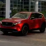 2026 Mazda CX-5 driving through downtown Orlando, Florida