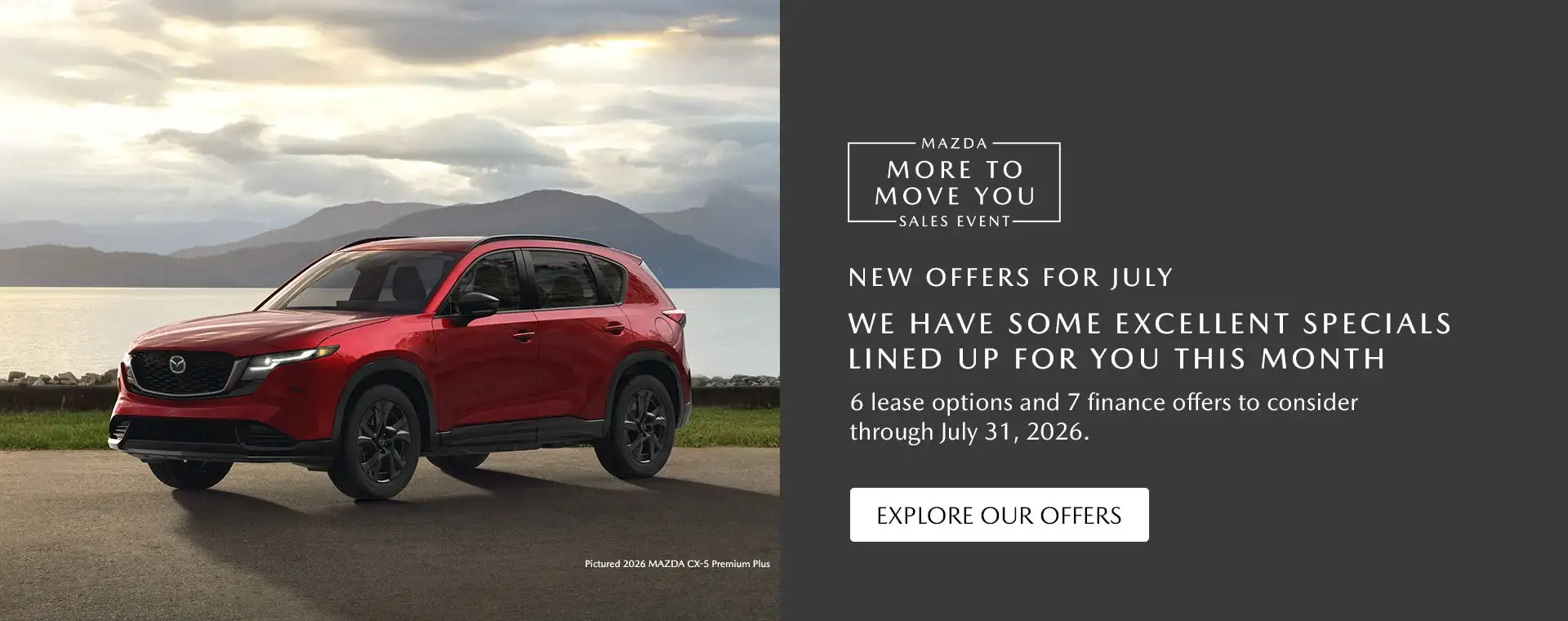 Monthly Specials Banner July 2026 Desktop Sport Mazda South Orlando, FL 32837
