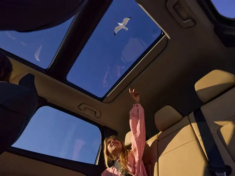 Panoramic moonroof of the 2026 Mazda CX-5 2.5 S Premium at Sport Mazda South in Orlando, Florida