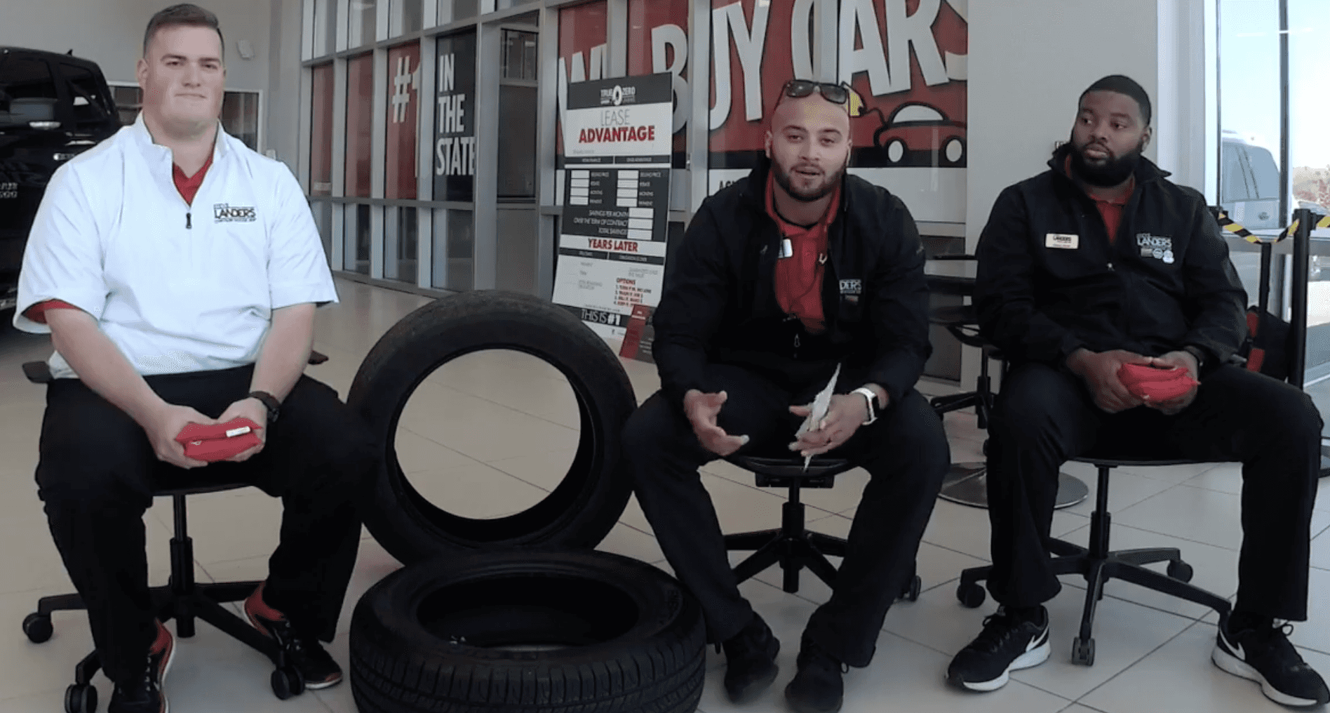 Episode 28 Tire Bean Bag Toss Landers Chrysler Dodge Jeep Ram