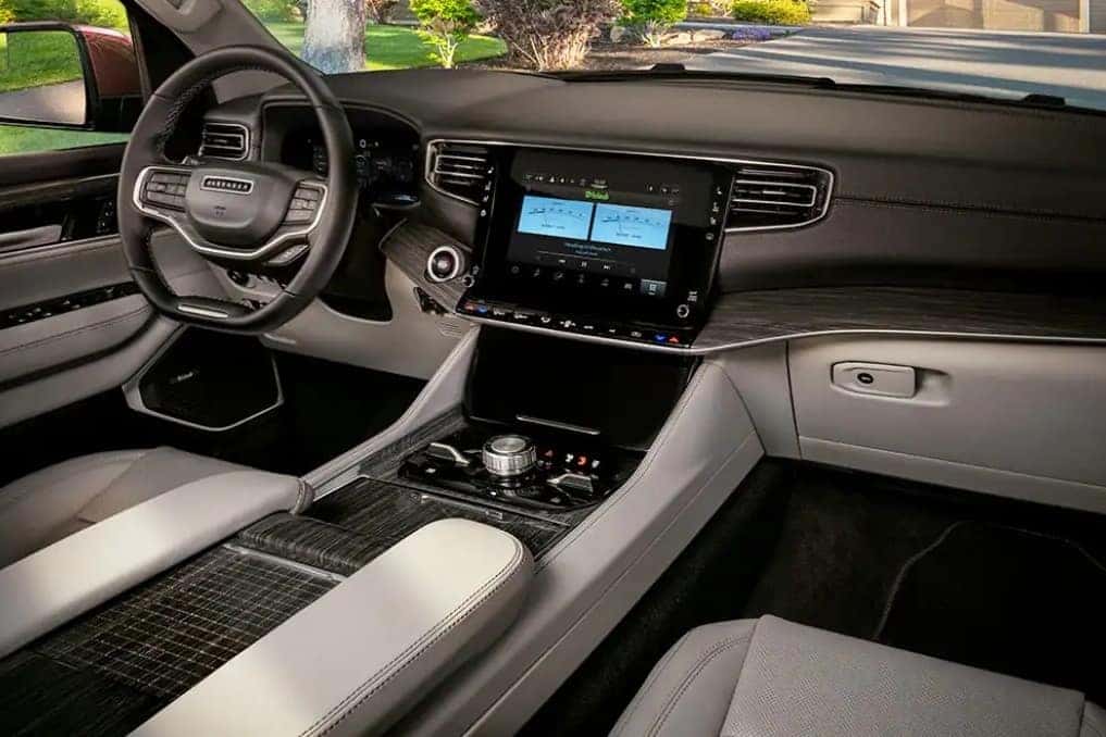 Interior of the 2023 Wagoneer at Landers Chrysler Dodge Jeep Ram in Little Rock, Arkansas