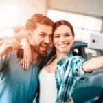 Another happy couple here at Steven Nissan in Harrisonburg, VA