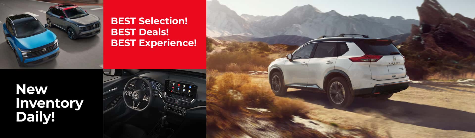 New Inventory Daily - Best Selection! Best Deals! Best Experience! at Steven Nissan