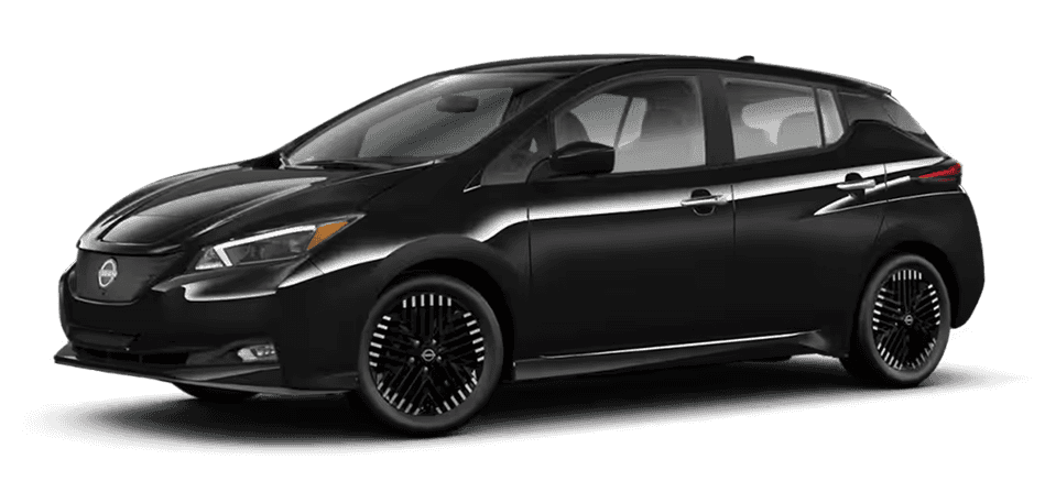 Black Nissan Hatchback
