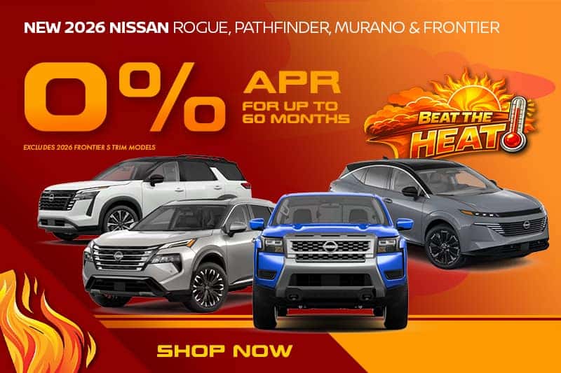 2026 Nissan Rogue, Pathfinder, Murano & Frontier
