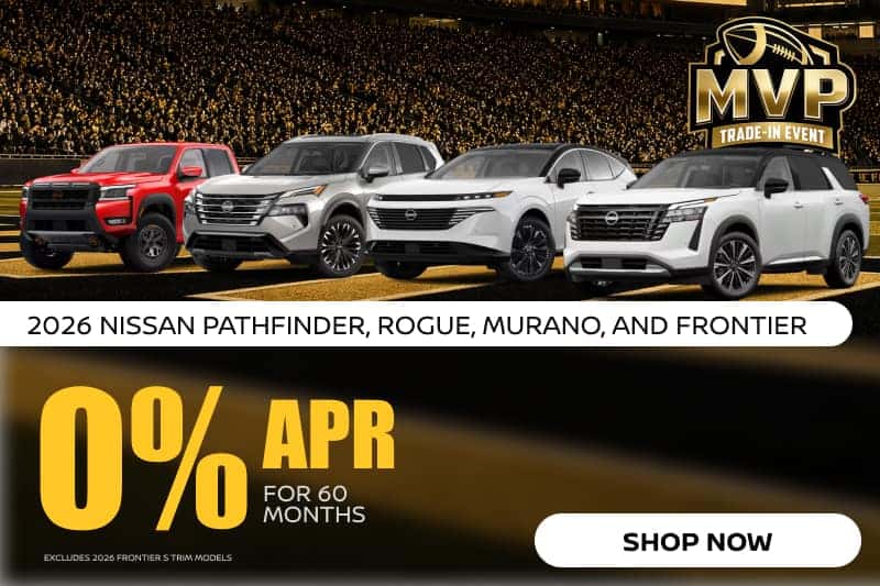 2026 Nissan Rogue, Pathfinder, Murano & Frontier