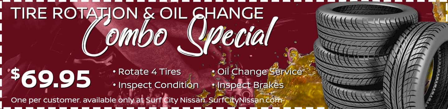 Tire Rotation & Oil Change Service Special at Huntington Beach Nissan dealership