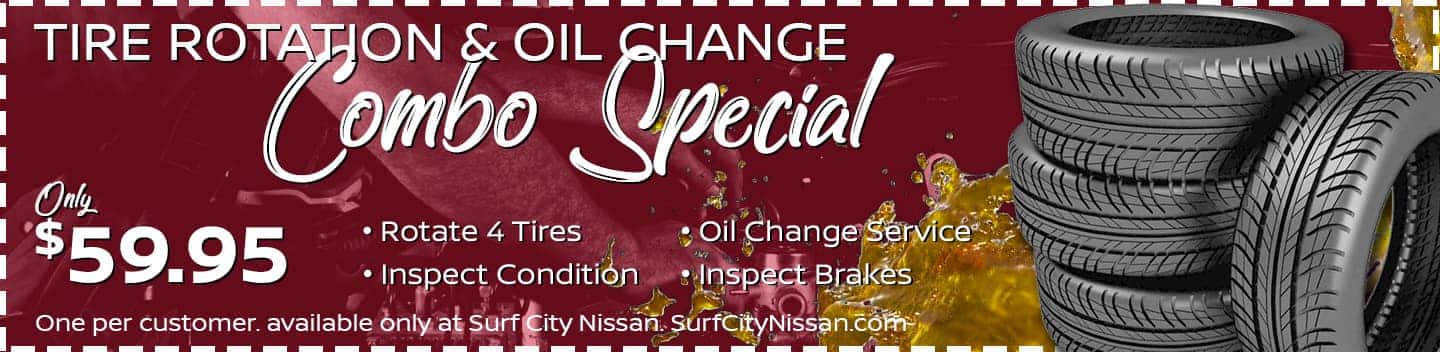 Tire Rotation & Oil Change Service Special at Huntington Beach Nissan dealership