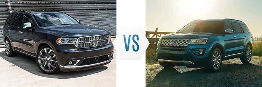 2017 Dodge Durango vs Ford Explorer | Swope Chrysler Dodge Jeep Ram