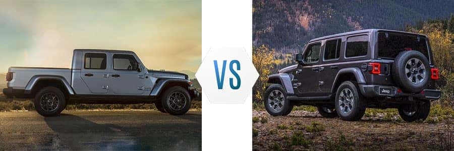 2020 Jeep Gladiator vs Wrangler | Swope Chrysler Dodge Jeep Ram