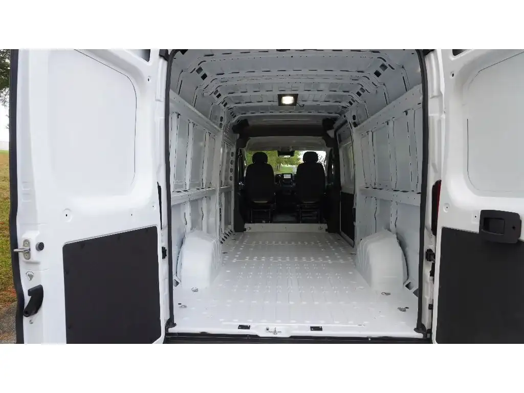 Extended High Roof cargo area inside the 2025 Ram ProMaster 3500 Tradesman