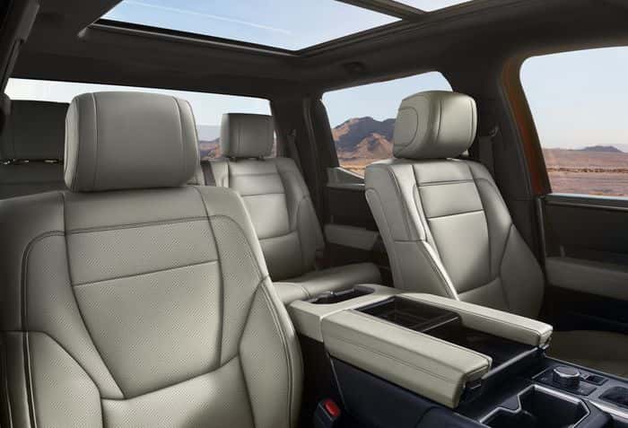 Toyota Tundra Limited cabin with panoramic roof