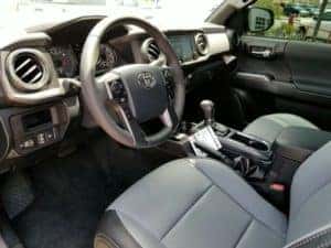 Interior of Toyota